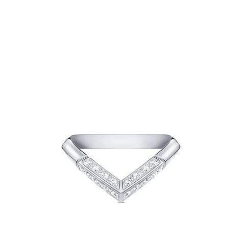 lv diamonds v ring